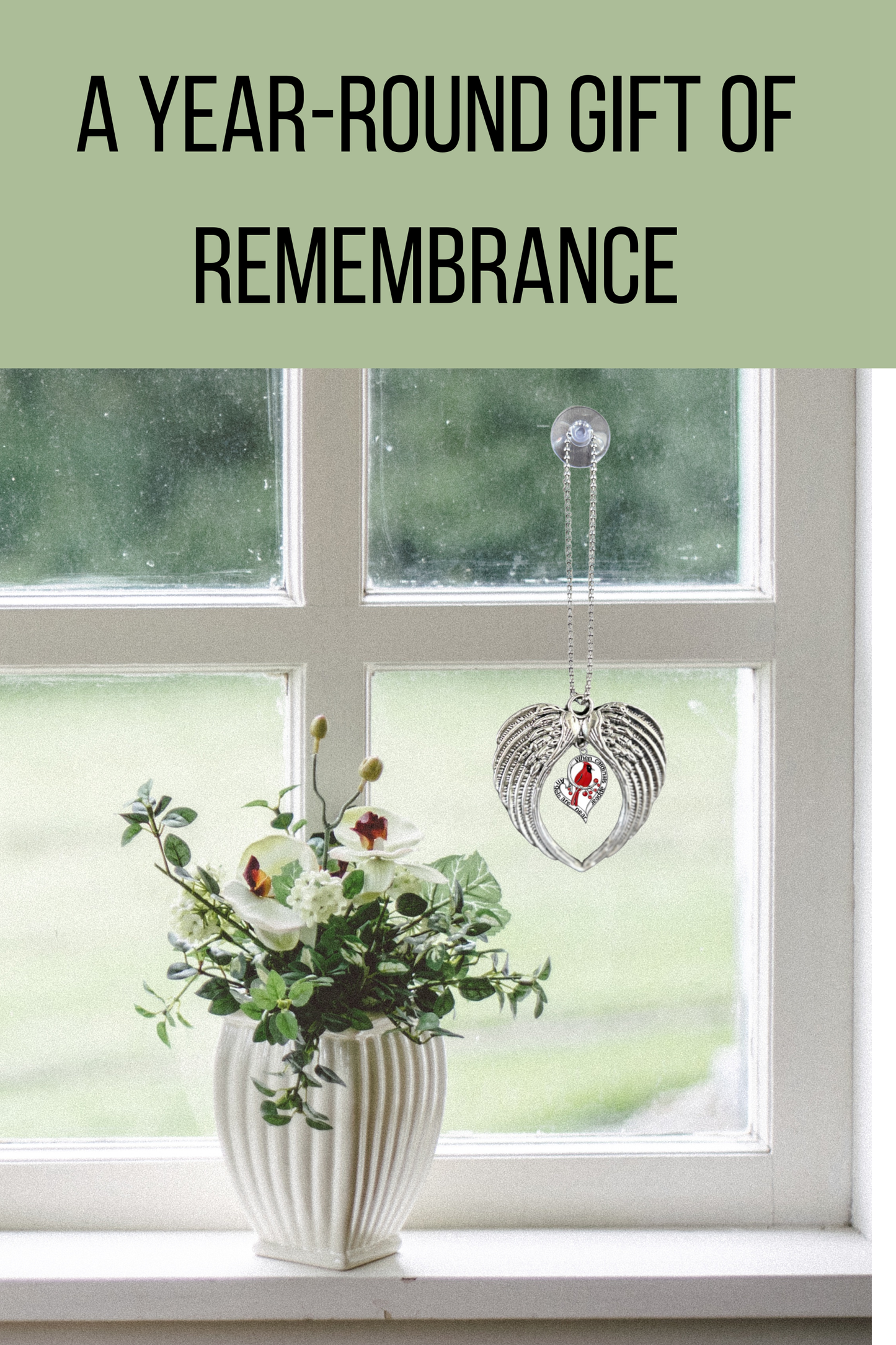 Cardinal Suncatcher Memorial Gift