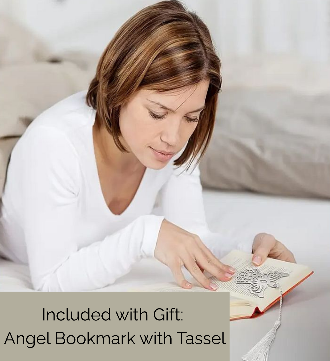 Memorial Blanket with Journal and Angel Bookmark