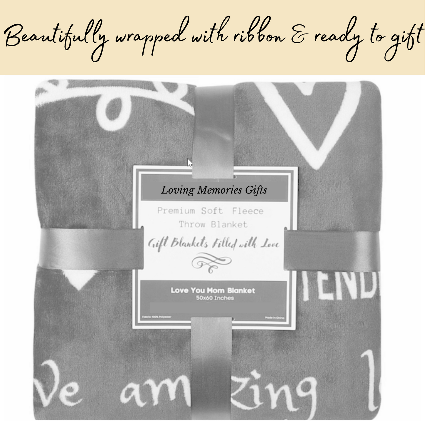 Heartfelt Mother's Day Blanket – A Hug for Mom