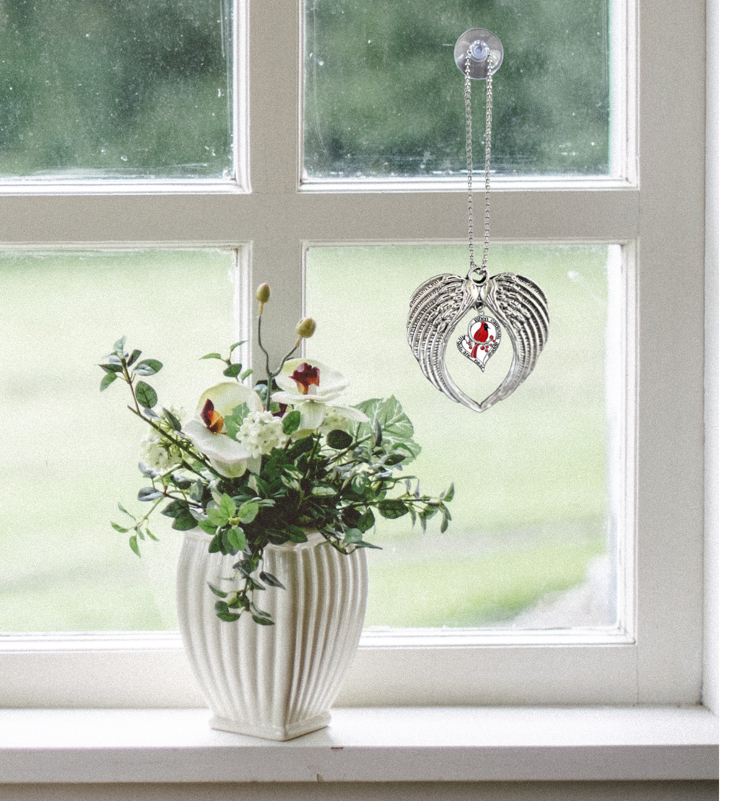 Cardinal Suncatcher Memorial Gift