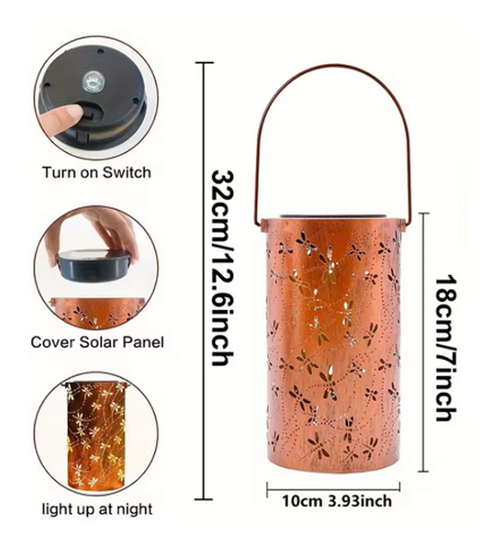 Dragonfly Memorial Solar Lantern