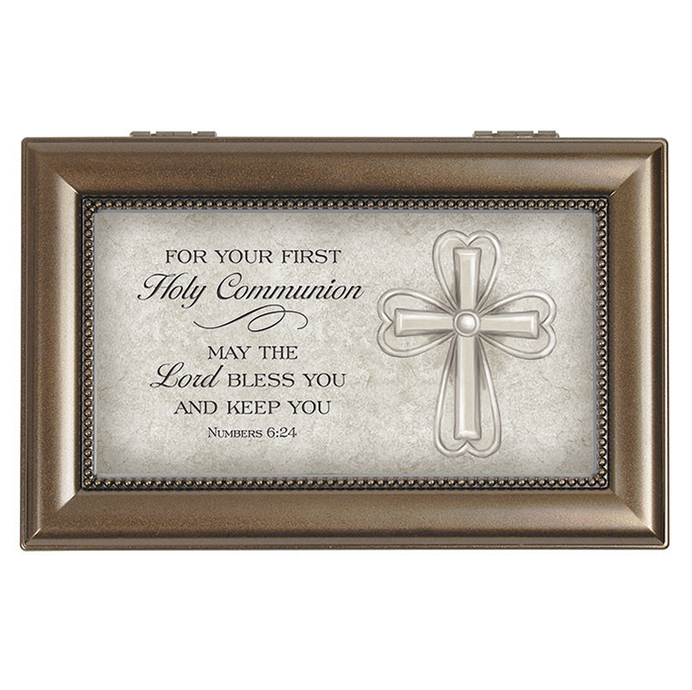 First Communion Gift - Amazing Grace Music Box