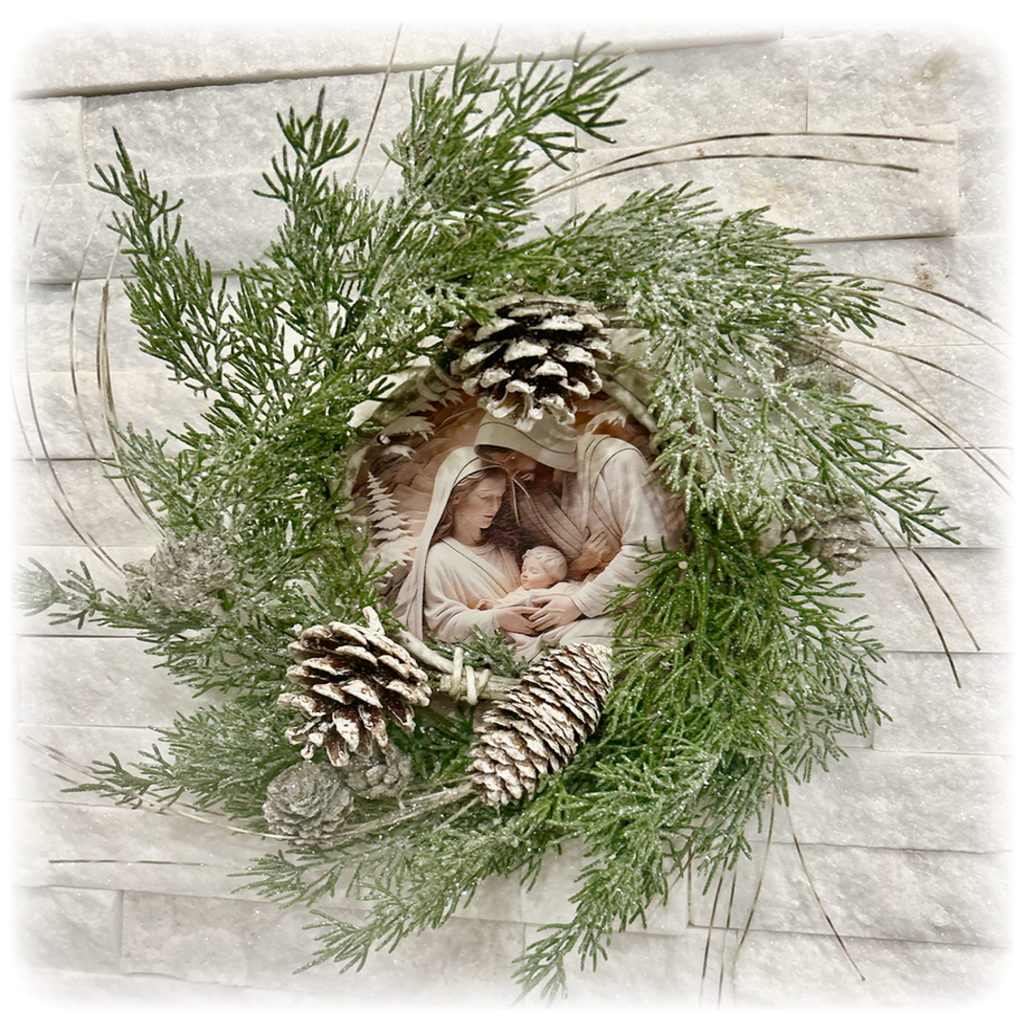 Nativity Wreath - Christmas Decoration or Gift