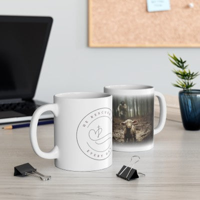 Jesus and Lamb Inspirational Coffee Mug