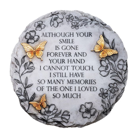 Memorial Garden Stone - "So Many Memories"