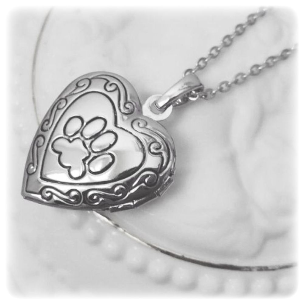 Loss of Pet Memorial Locket Necklace