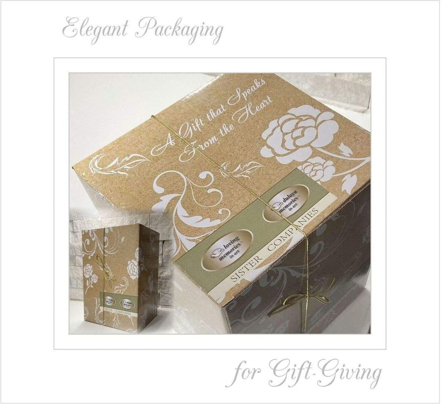 Mom Gift Idea, Solar Angel Statue with "Angel Mother" Card and Refrigerator Magnet