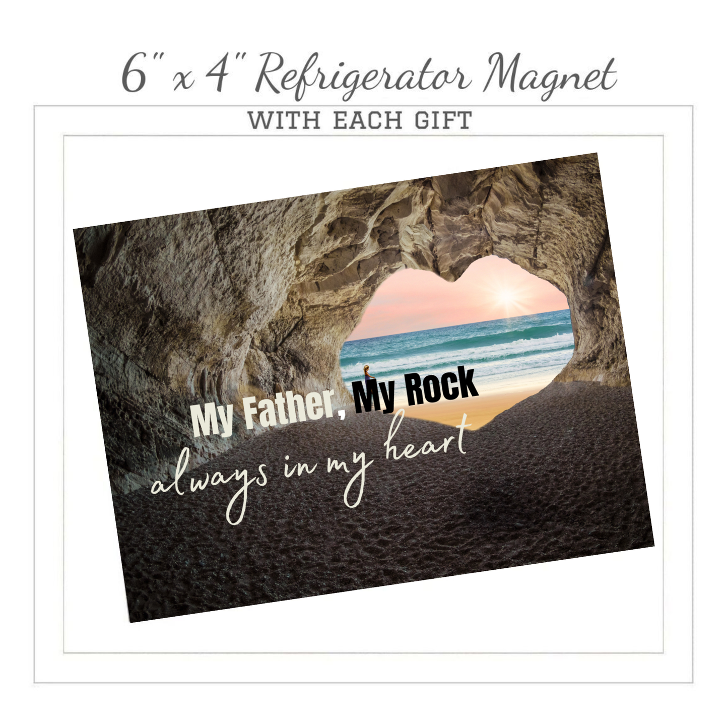 Loss of Father Memorial Windchimes Sympathy Gift with Magnet