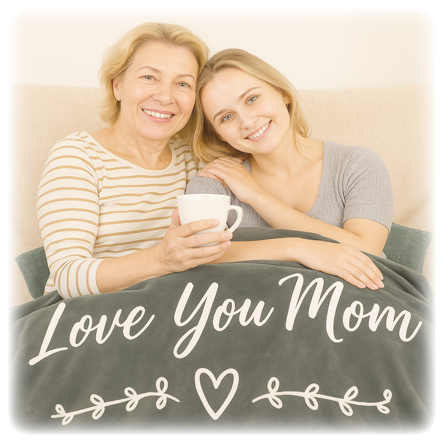 Heartfelt Mother's Day Blanket – A Hug for Mom