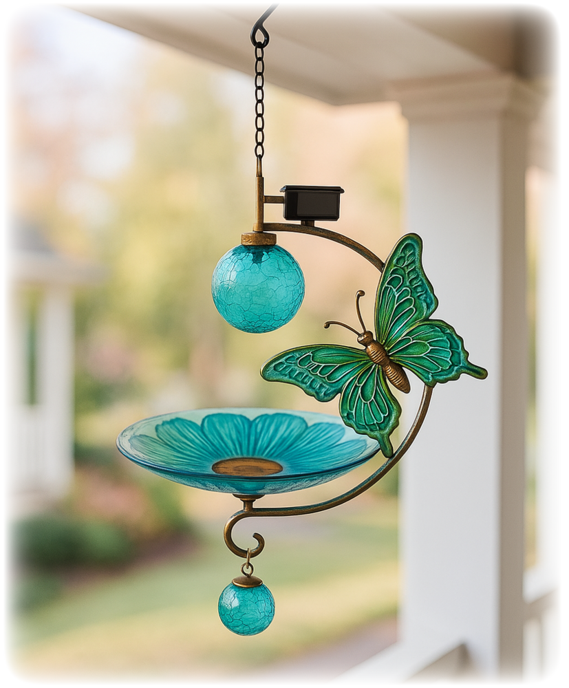 Solar Birdfeeder Gift Idea for Mother's Day