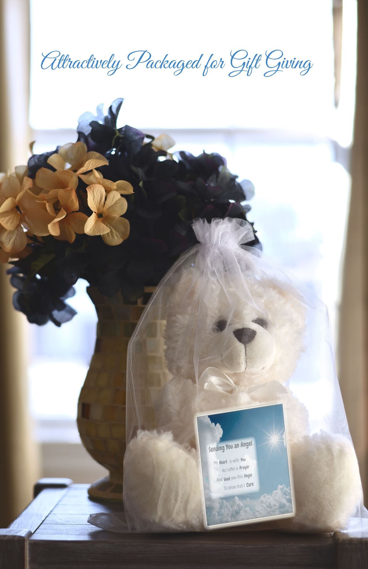 Children's Sympathy Gift Set, Angel Bear and Story Book