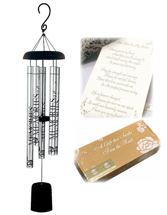 Memorial Wind Chime Sympathy Gift - "Memories"