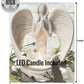 Angel Memorial Candleholder Sympathy Gift with LED Tealight Candle