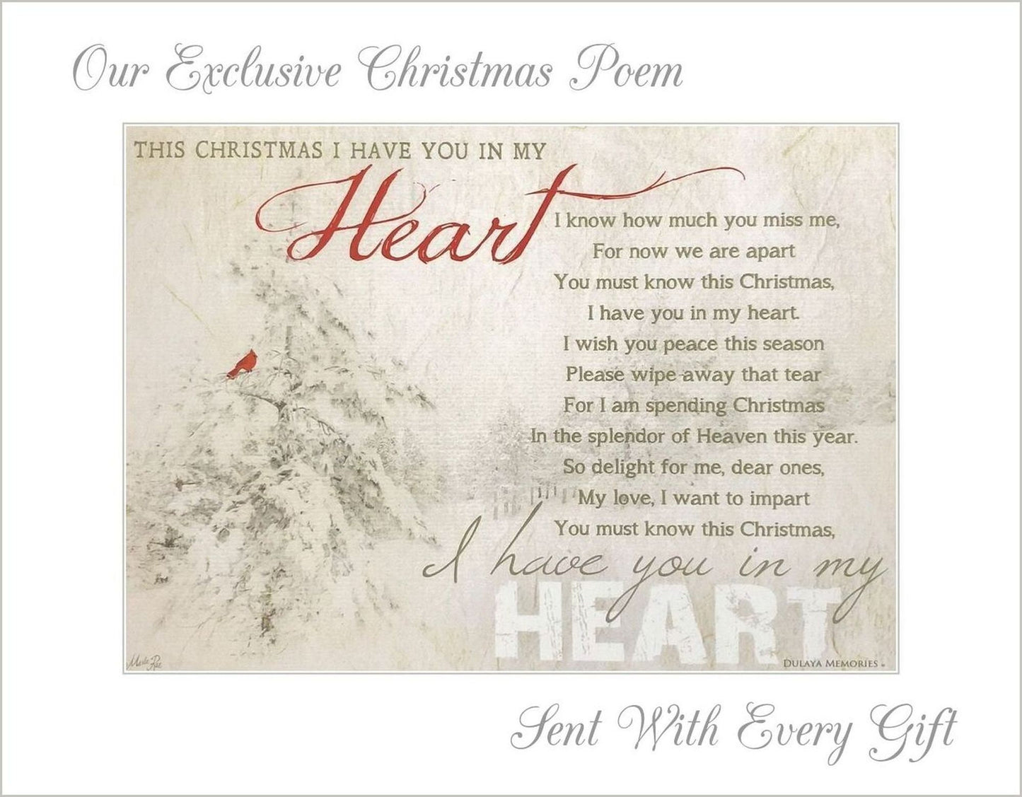 Christmas Memorial Sympathy Gift Blanket, Super Soft Embroidered Plush