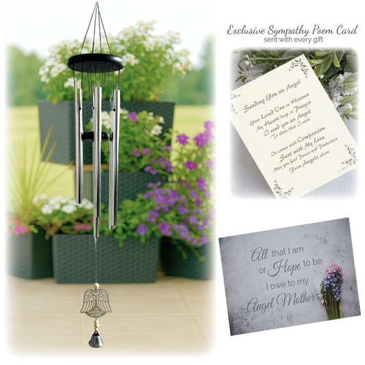 Loss of Mother Memorial Windchimes Sympathy Gift