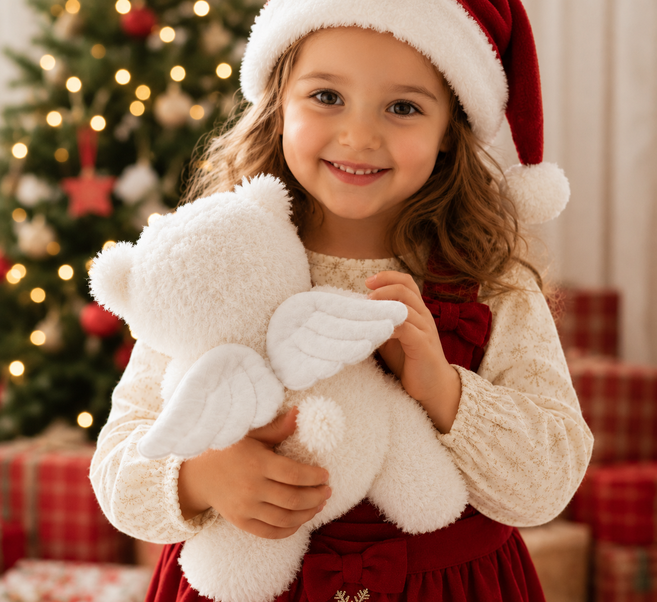 Christmas Angel Bear - Christian Gift for Child, Grandchild, Niece, Nephew, or Godchild.