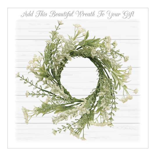 Accent Wreath - Tranquil Fern for Statues, Lanterns,  or Candles