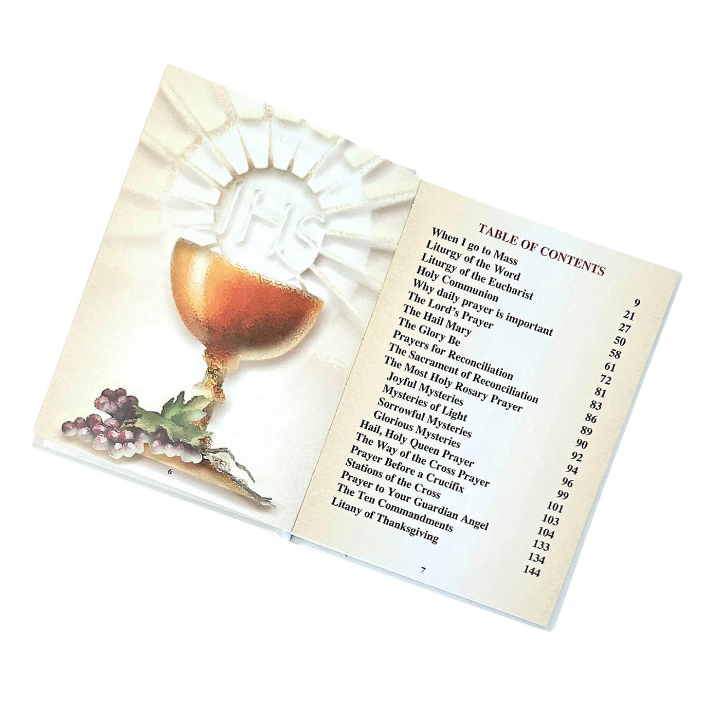 Boy's First Communion Gift , 5 Piece Boxed Gift Set Prayer Book, Rosary, Pin, Cross, Card