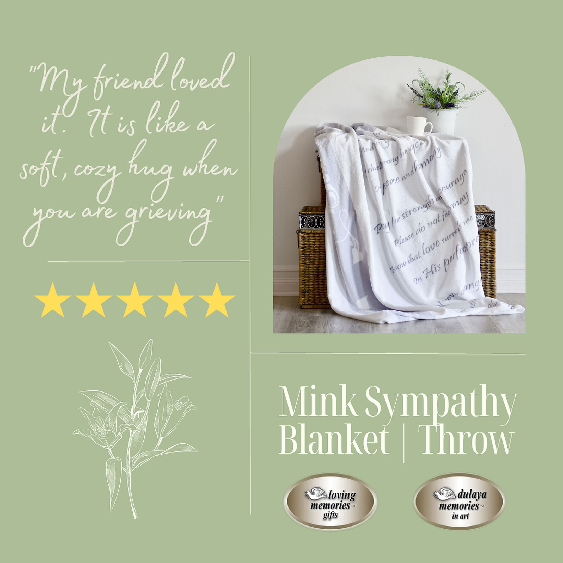 Memorial best sale throw blanket