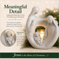 Nativity Statue Candleholder With LED Tealight Christmas Decoration or Gift