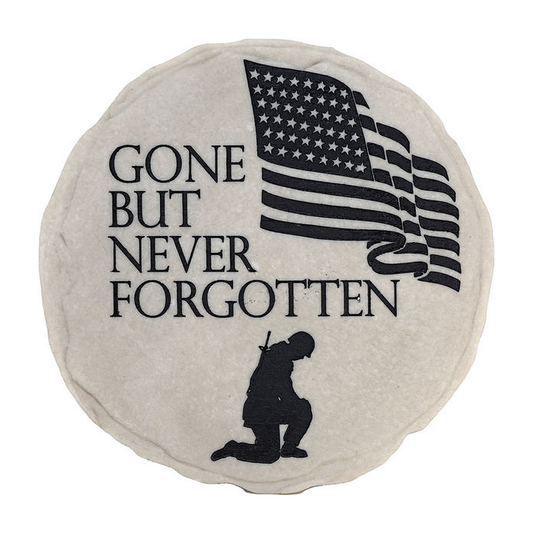 Memorial Garden Stone - "Never Forgotten"