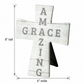 Amazing Grace Memorial Cross Sympathy Gift with Personalized Card