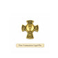 Boy's First Communion Gift , 5 Piece Boxed Gift Set Prayer Book, Rosary, Pin, Cross, Card
