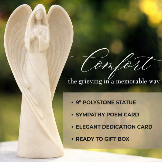 Memorial Angel Statue for Sympathy Gift, Celebration of Life