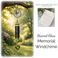Heart and Butterfly Memorial Wind Chime Sympathy Gift