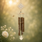 Memorial Wind Chime – Vintage Sympathy Gift for Loss of a Loved One
