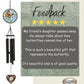 Heart and Butterfly Memorial Wind Chime Sympathy Gift