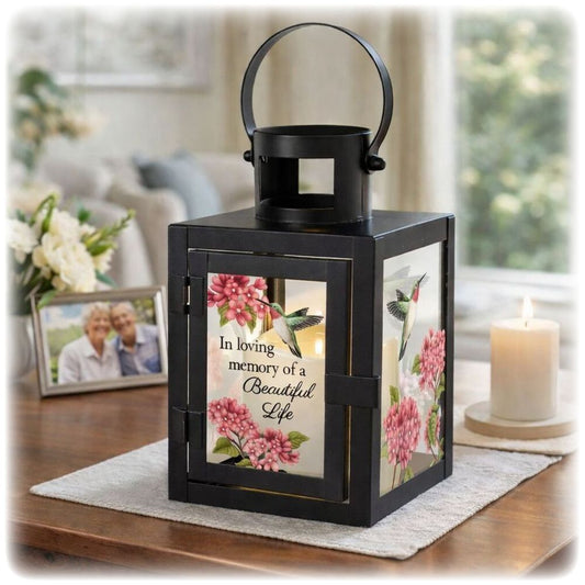Memorial Lantern – In Loving Memory Sympathy Gift