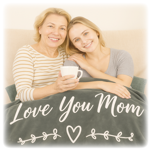 Heartfelt Mother's Day Blanket – A Hug for Mom