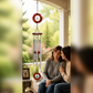 Pet Sympathy Gift Cremation Wind Chime with Small Heart Urn for Ashes