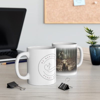 Jesus and Lamb Coffee Mug