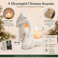 Nativity Statue Candleholder With LED Tealight Christmas Decoration or Gift