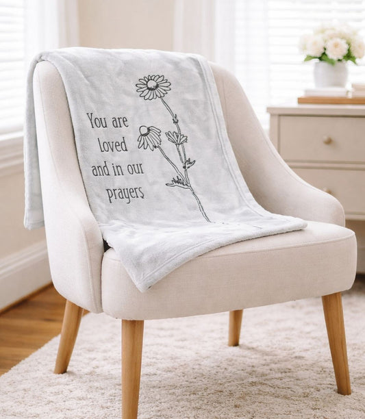 “You Are Loved” Comfort Blanket – Thoughtful Sympathy Gift