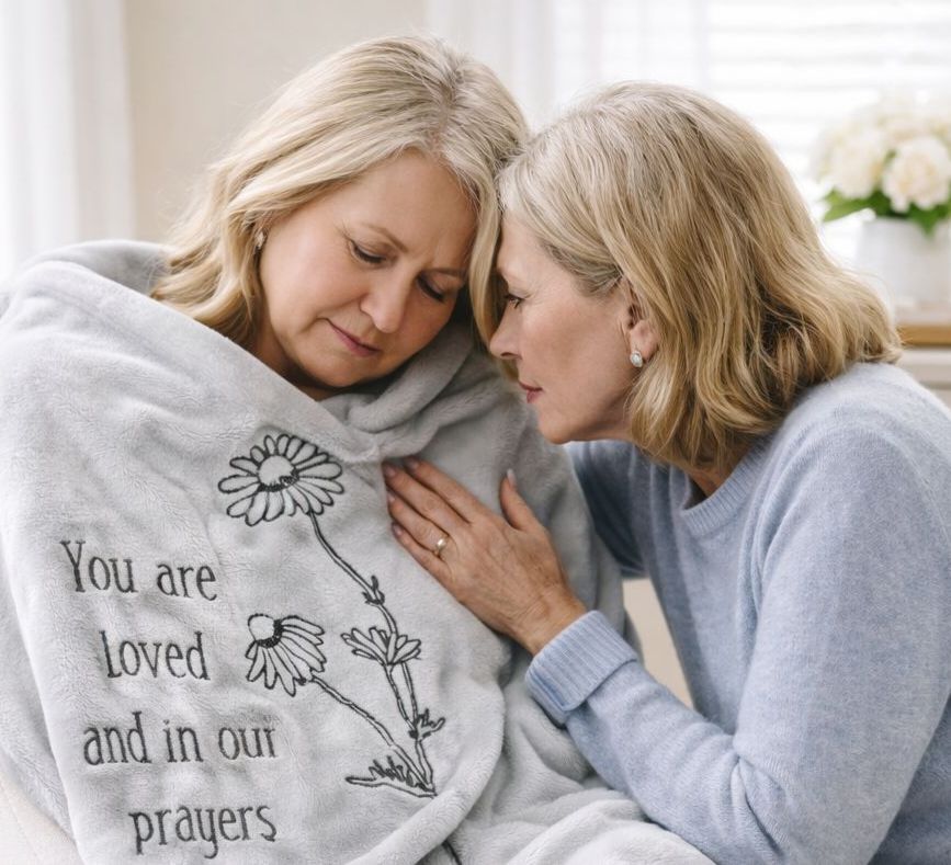 “You Are Loved” Comfort Blanket – Thoughtful Sympathy Gift