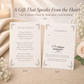 Memorial Keepsake Box - "Love Never Ends"