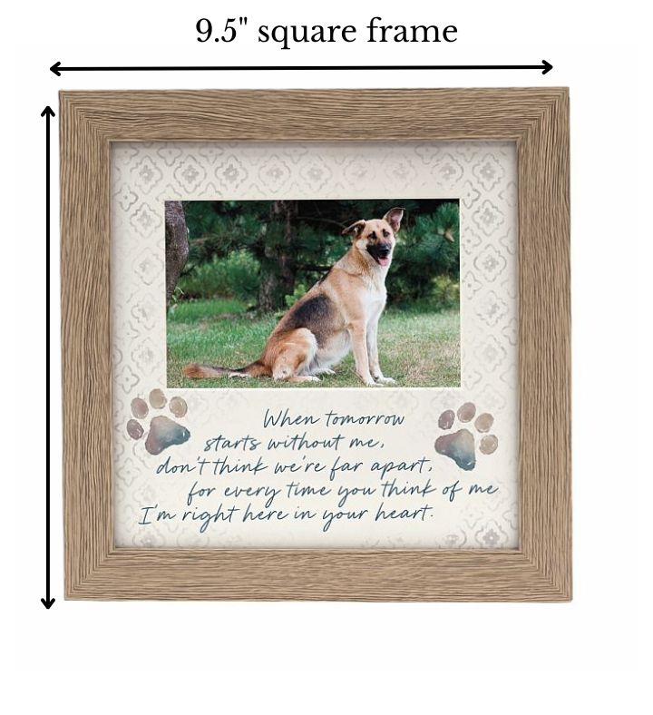 Pet Memorial Frame Sympathy Gift, Pet Loss Gifts for Passing of a Faithful Friend