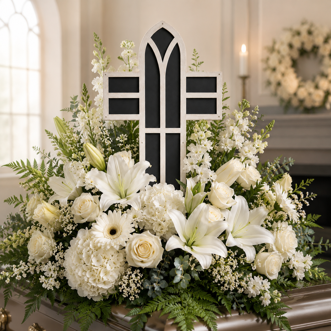 Memorial Cross Sympathy Gift - Faith & Comfort Keepsake Gift