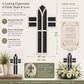 Memorial Cross Sympathy Gift - Faith & Comfort Keepsake Gift