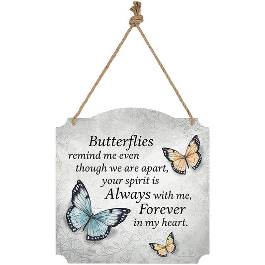 Butterflies Memorial Garden Sign Sympathy Gift