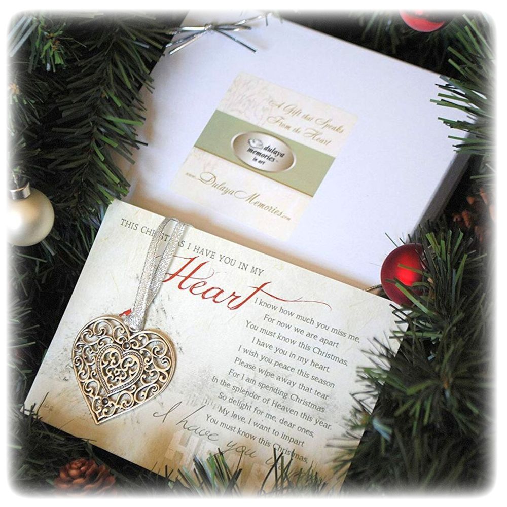 Memorial Christmas Ornament Sympathy Gift for the Holidays