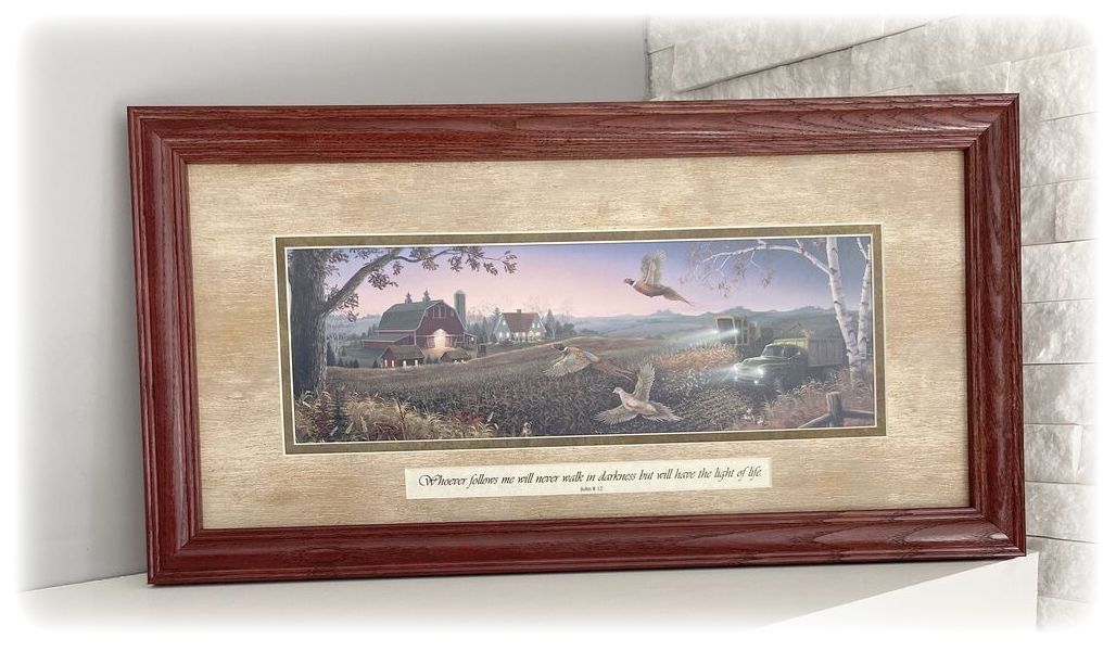 Memorial Framed Art Sympathy Gift - "Day's End"