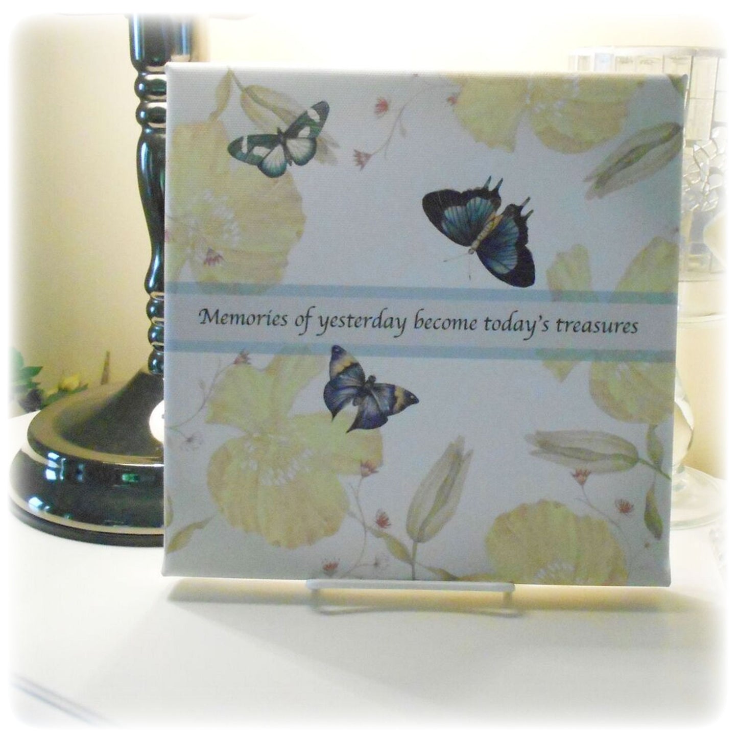 Treasured Memories Canvas Sympathy Gift for Loss of a Loved One