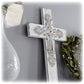 Beautiful Cross Sympathy Gift with Condolences Card