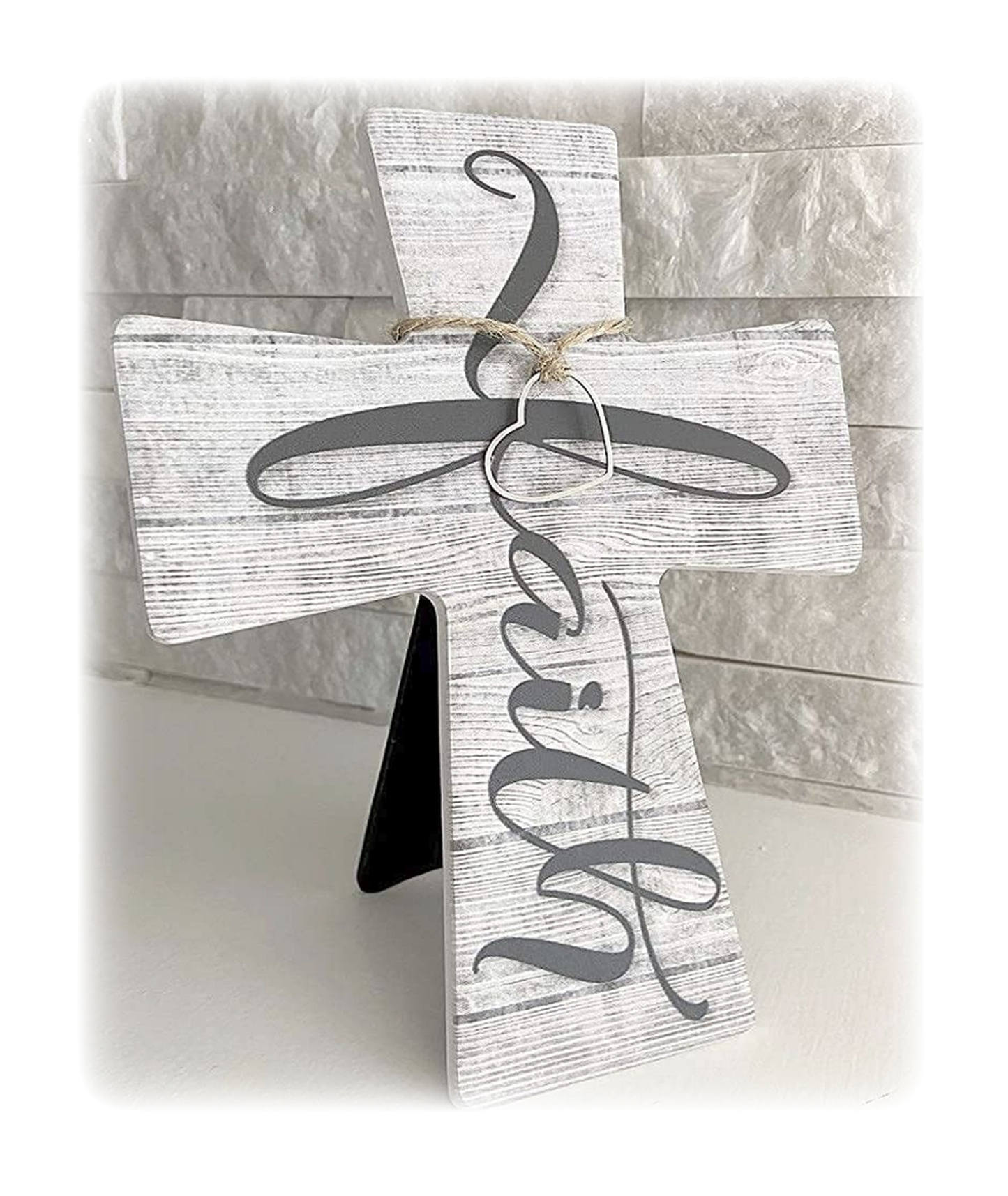 Faith Cross Christian Sympathy Gift with Condolences Card