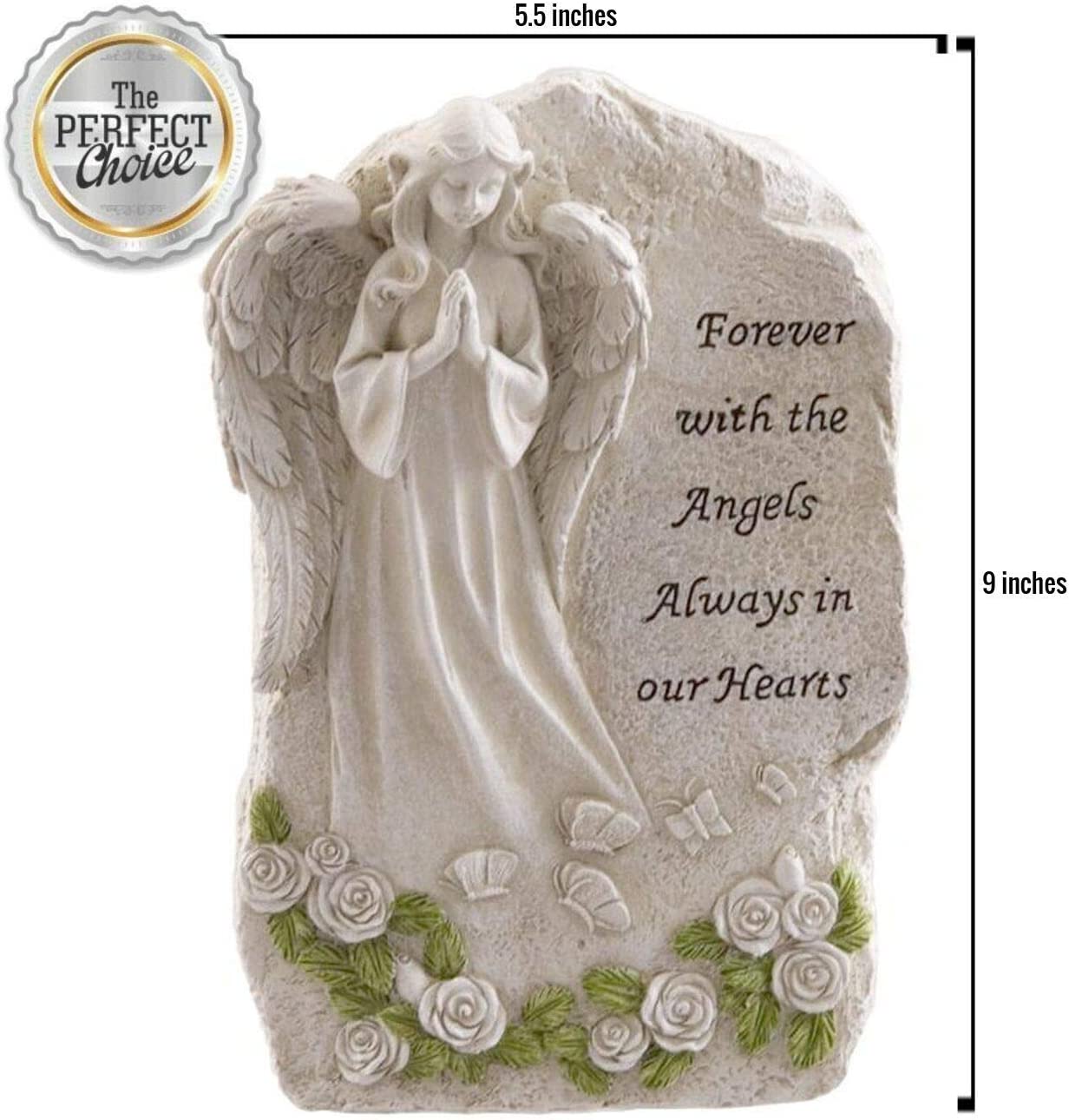 Forever With The Angels Memorial Angel Statue Sympathy Gift