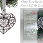Heart of Christmas Ornament Unique Gift for Friends, Family, Teacher, Pastor...